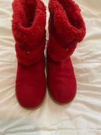 Rode Guess laarzen met bont, Lage of Enkellaarzen, Ophalen of Verzenden, Gedragen, Rood