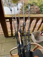 Karperuitrusting strategy, penn, spro, daiwa, prologic., Ophalen, Gebruikt, Complete set