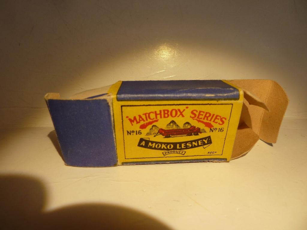 LESNEY no. 16 TRANSPORT TRAILER >>>>LEEG DOOSJE ( COMPLEET), Ophalen of Verzenden, Gebruikt, Overige typen