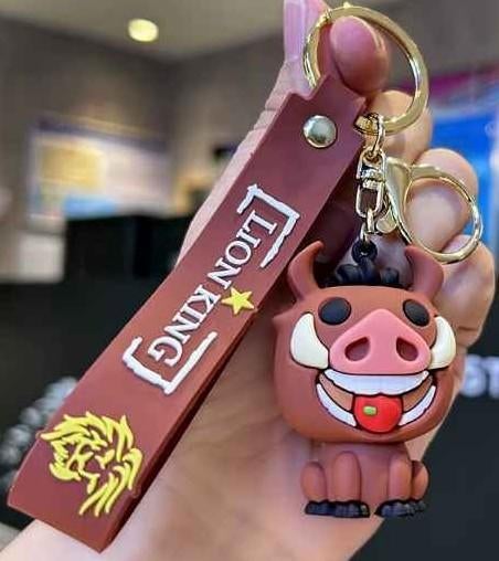 sleutelhanger Pumba uit Lion King - nieuw, Ophalen of Verzenden, Nieuw, Knuffel of Figuurtje