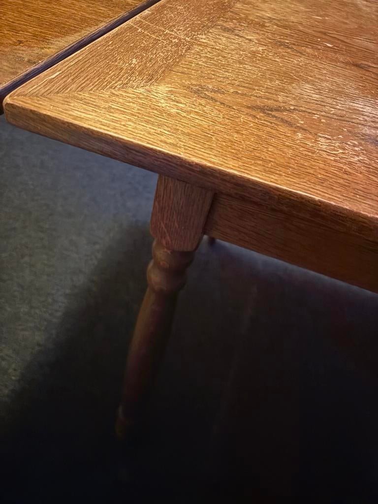 Uitschuifbare massief houten tafel, Ophalen of Verzenden