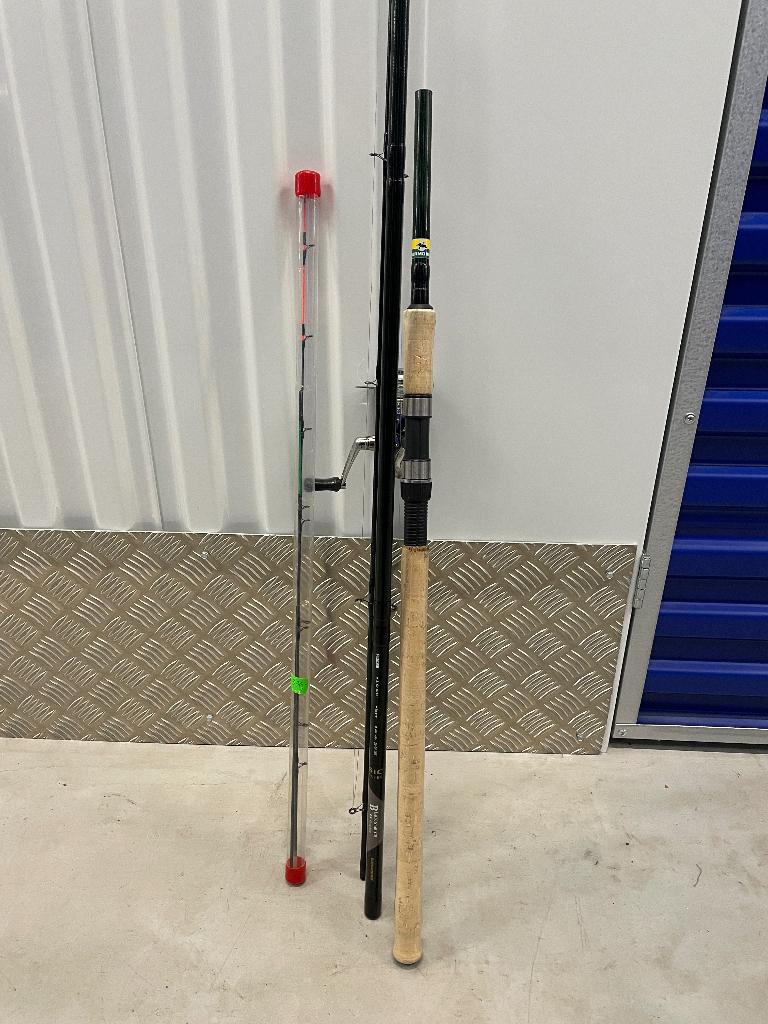 Cormoran Black Star Feeder hengel 3.90 m met 2 toppen, Watersport en Boten, Hengelsport | Witvissen, Ophalen, Zo goed als nieuw