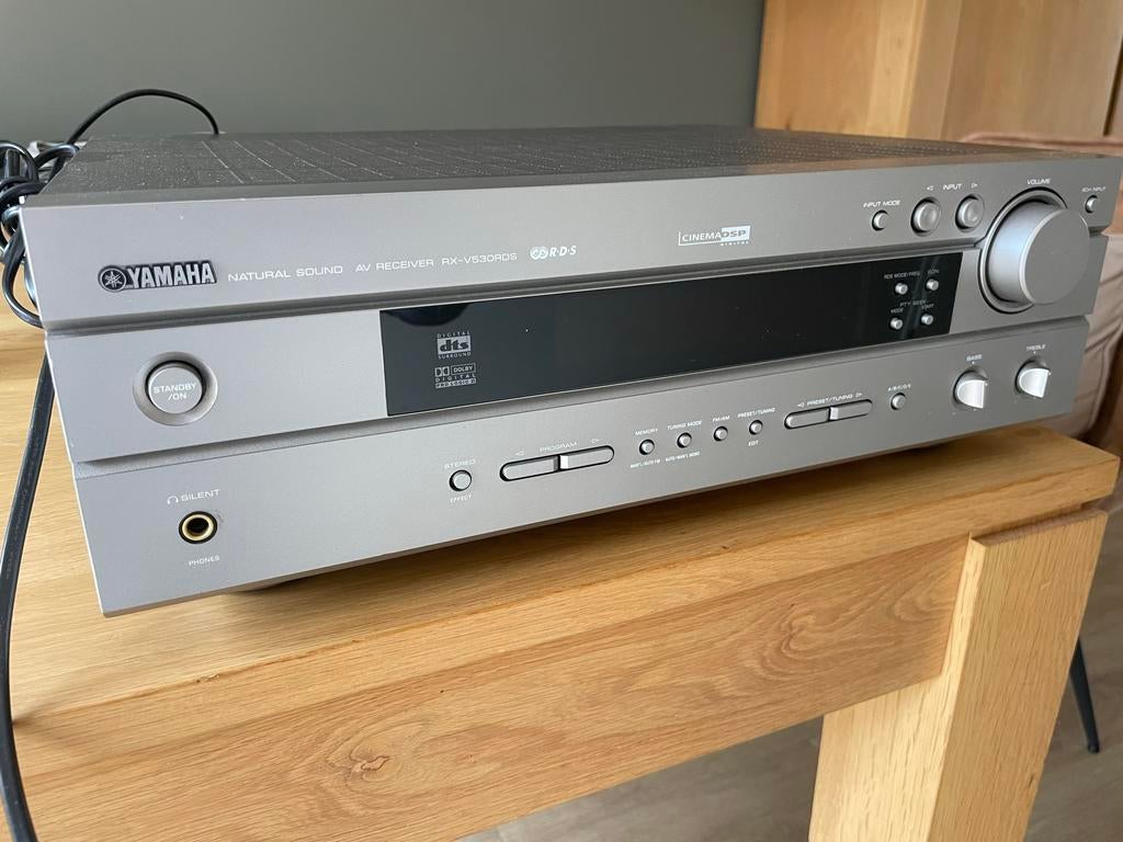 Yamaha RX-V593RDS AV Receiver met 5.0 luidsprekers, Gebruikt, 5.1-systeem, Overige spelers, Ophalen
