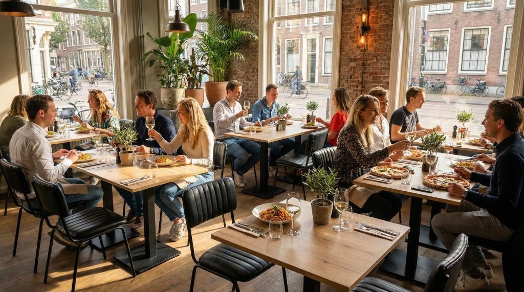 Aviator horeca stapel stoelen, bistro restaurant stoel  759