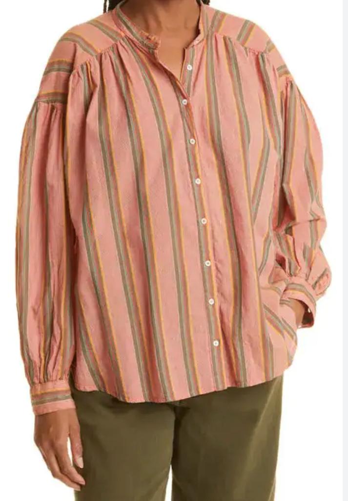 NIEUW Xirena mooie wijde blouse in terracotta S (M) katoen, Overige kleuren, Nieuw, Maat 36 (S), Xirena