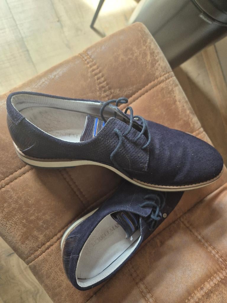 Heren schoenen, Ophalen, Blauw, Van Dal, Zo goed als nieuw