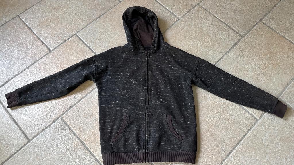 Vest, capuchon trui maat 158.Hoodie is vaal, Ophalen of Verzenden, Gebruikt, Jongen of Meisje, Trui of Vest