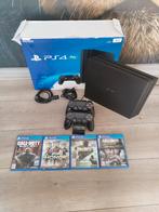 PlayStation 4 pro, 1tb, Ophalen, Gebruikt, Met 2 controllers, Pro