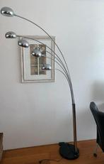 Vintage  booglamp met 5 lampen, Ophalen, Zo goed als nieuw, Metaal, 150 tot 200 cm