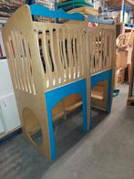 De Esdoorn hoge duobox / dubbele box met bankjes /KDV-box, Kinderen en Baby's, Ophalen of Verzenden, Zo goed als nieuw, Rechthoekig