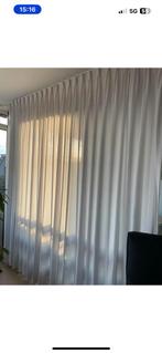 Inbetween gordijnen, Huis en Inrichting, Dubble plooie met een terug keer plooie, 200 cm of meer, Wit, Ophalen of Verzenden