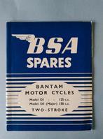 BSA SPARES Bantam Model D1 + D3 125 – 150 cc origineel BSA, Ophalen of Verzenden, Overige merken
