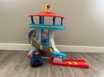 Paw Patrol Uitkijktoren met Chase voertuig, Ophalen of Verzenden, Zo goed als nieuw