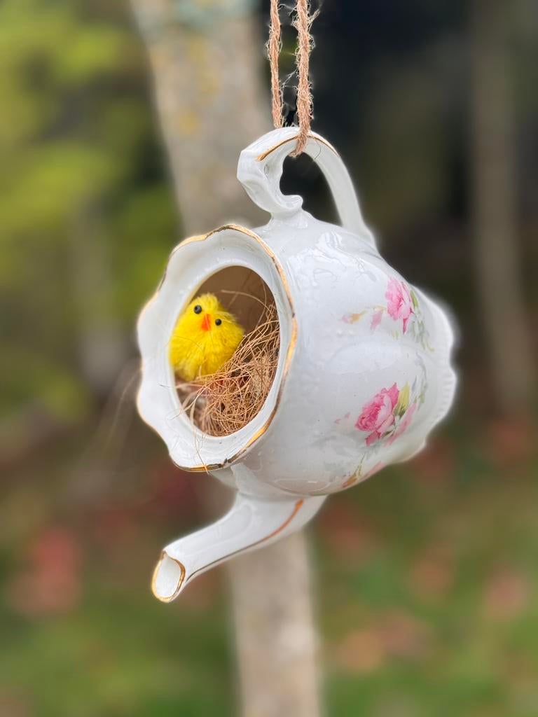 Paashanger theepotje, Ophalen, Gebruikt