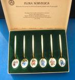 Zilveren David Anderson gold plated enamel spoons, Antiek en Kunst, Verzenden, Zilver