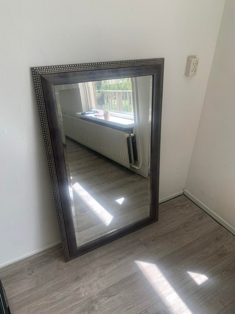 Mooie spiegel 110 x 70, Ophalen, Gebruikt, 100 tot 150 cm, Rechthoekig