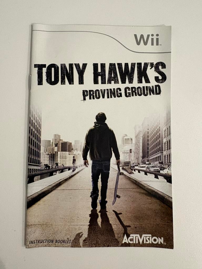 2 Tony Hawk Handleidingen (Wii), 1 speler, Ophalen of Verzenden, Zo goed als nieuw, Vanaf 3 jaar