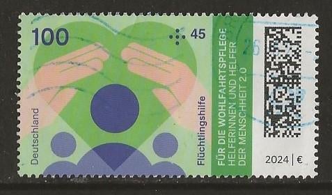 Duitsland 96, vluchtelingen, Verzenden, 1990 tot heden, Gestempeld