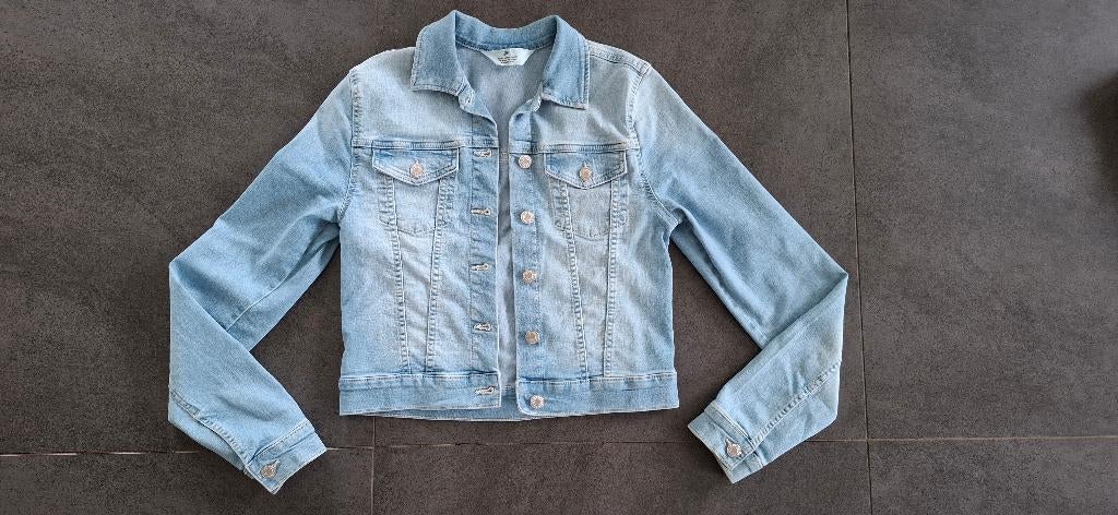 Blauw spijkerjasje maat 164. H&M kinderkleding. Jeans jacket, Kinderen en Baby's, Kinderkleding | Maat 164, Meisje, H&M, Ophalen of Verzenden