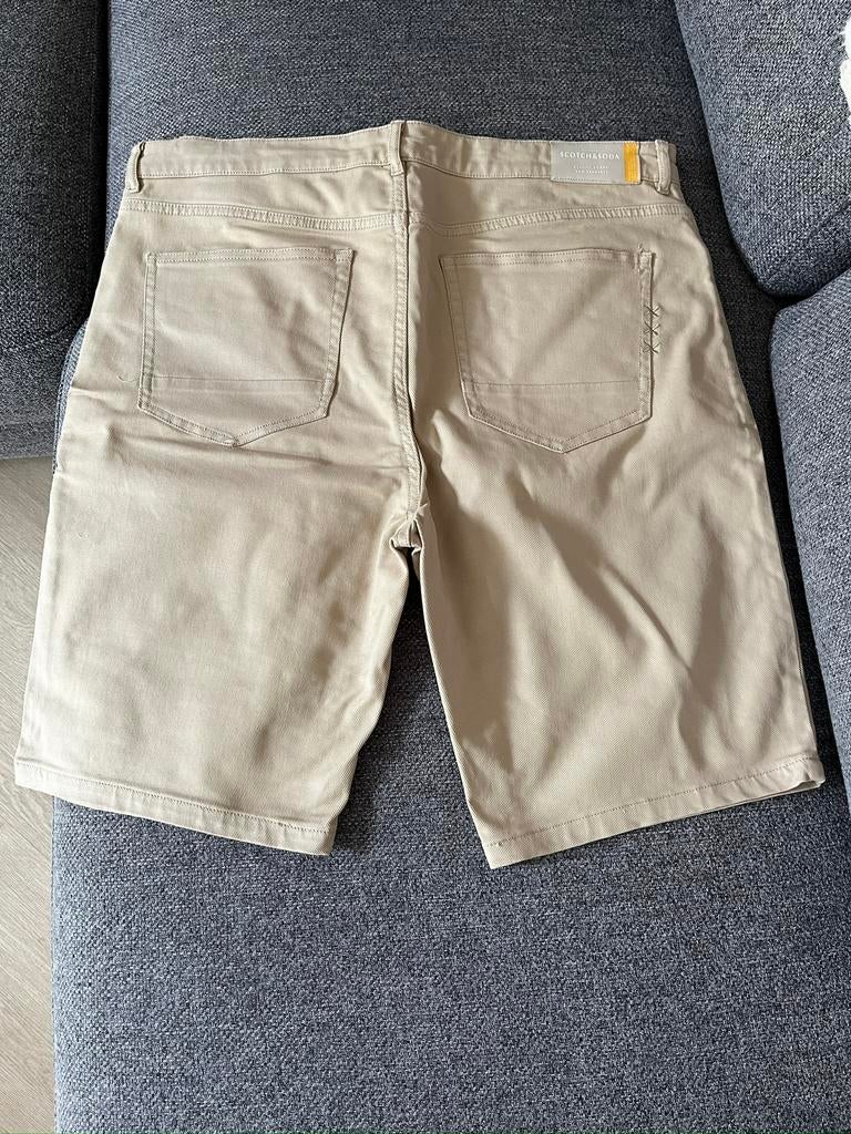 Scotch & Soda herenshort (beige maat W33), Ophalen, Zo goed als nieuw, Overige maten, Beige