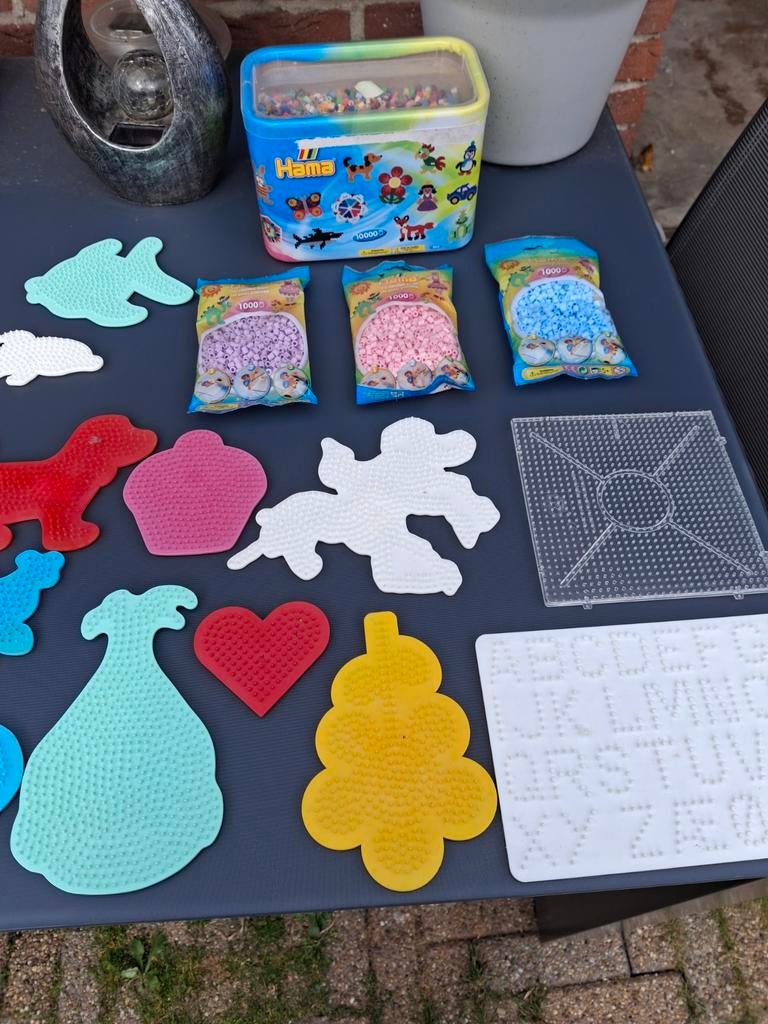 Hama Strijkkralen inclusief veel vormen, Ophalen of Verzenden