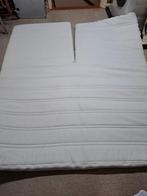 Splittopper matras wit, Ophalen, Tweepersoons, Zo goed als nieuw, Matras
