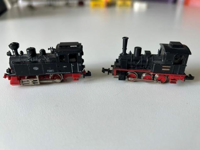 Twee minitrix stoomloc's, Gebruikt, Trix, Ophalen of Verzenden, Analoog