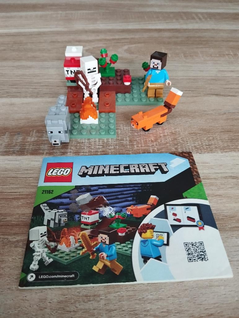 Lego Minecraft 21162 Het taiga avontuur, Ophalen of Verzenden, Zo goed als nieuw, Lego