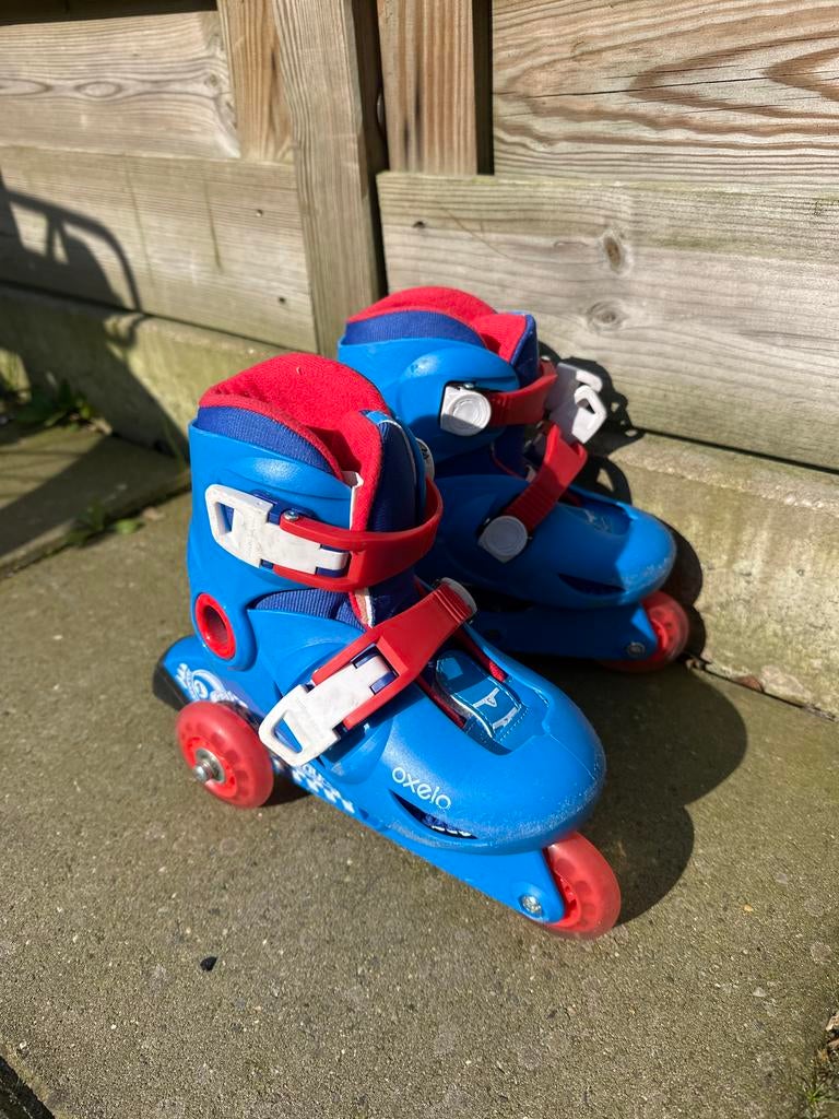 Oxelo kinder rolschaatsen, Kinderen en Baby's, Speelgoed | Buiten | Rolschaatsen, Ophalen, Verstelbaar, Gebruikt, Kinderen