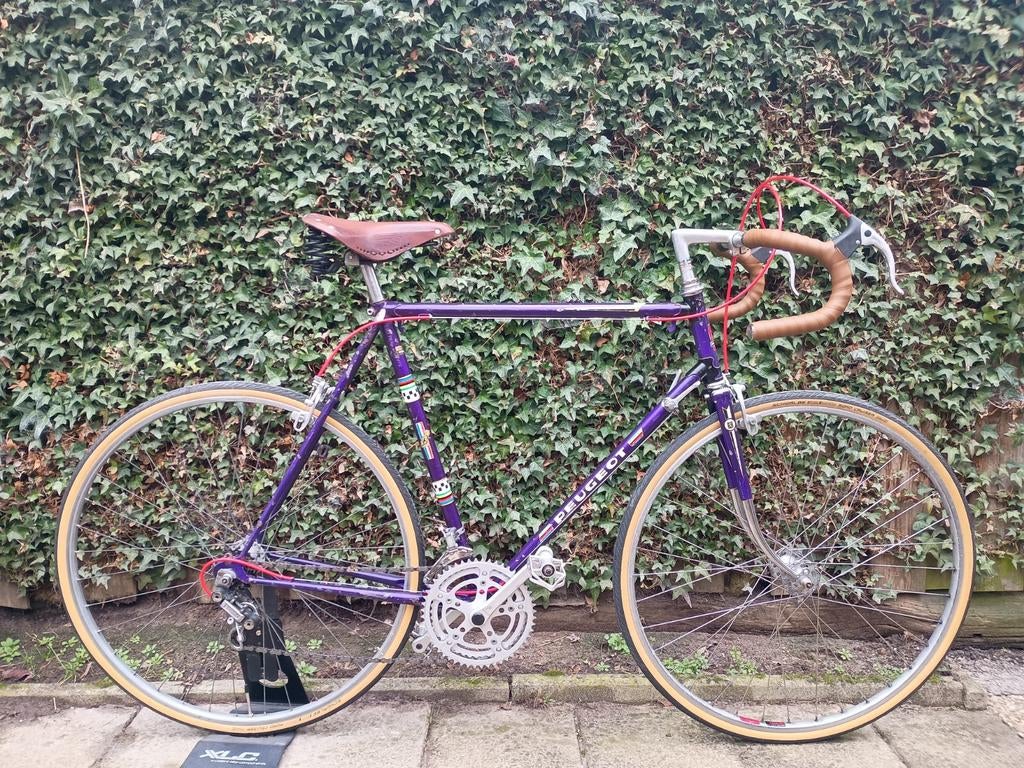 Opgeknapte Peugeot racefiets 60 cm, Fietsen en Brommers, 55 tot 59 cm, Ophalen