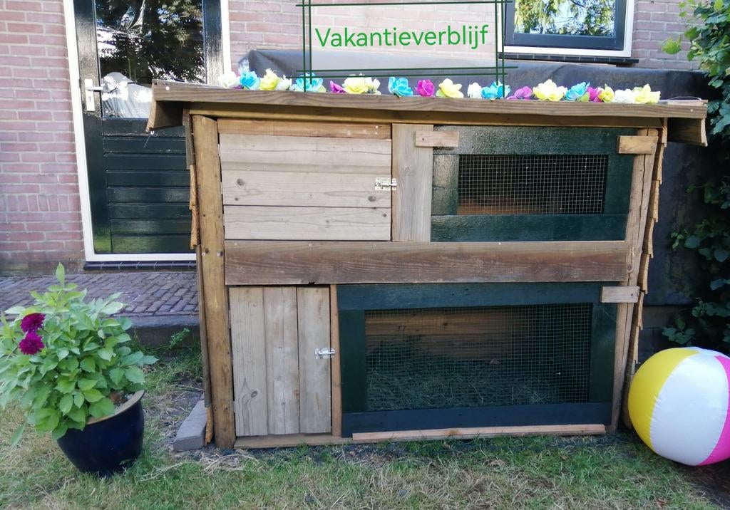 Knaagdier vakantie opvang, 110 cm of meer, Konijn, Nieuw, Hok
