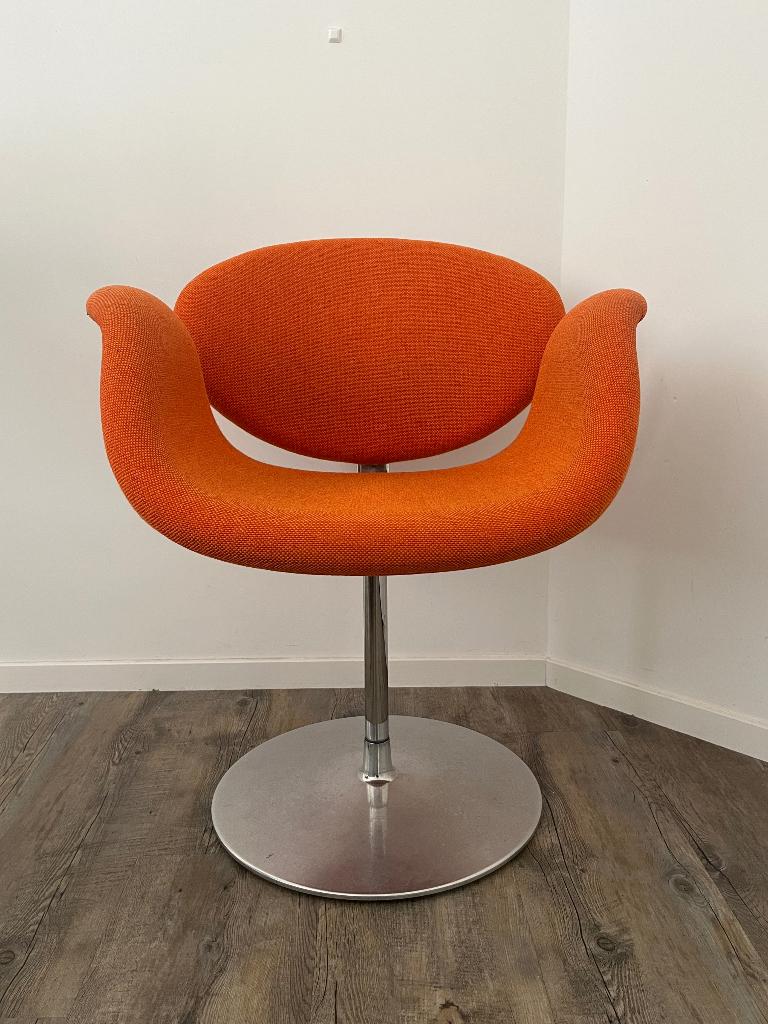 Artifort Little Tulip F163 Draaifauteuil, Huis en Inrichting, Fauteuils, Ophalen, Gebruikt, Minder dan 75 cm, Vintage design mid century jaren 60 70