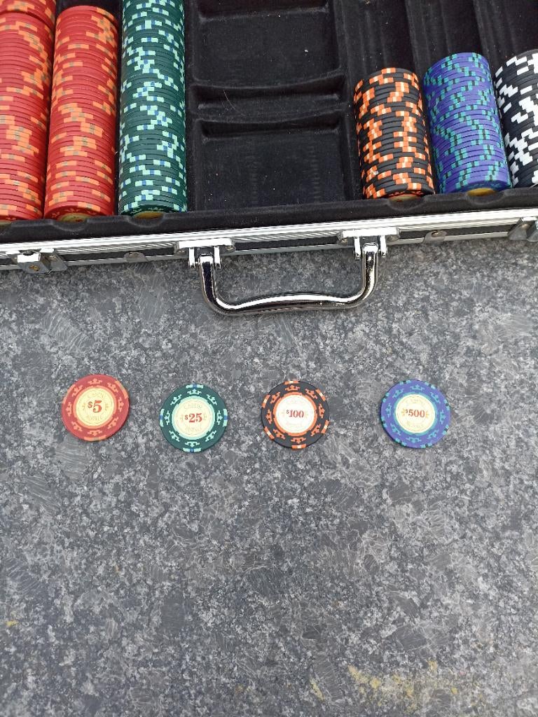 Nog meer Casino Royale fiches., Ophalen, Zo goed als nieuw, Actie