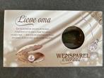 Lieve oma Wensparel (sieraad), Ophalen of Verzenden, Nieuw, Zilver, Overige materialen