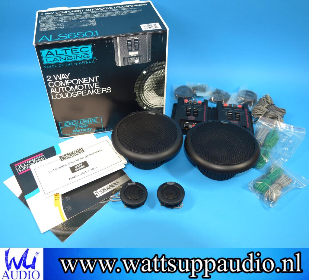 ALTEC LANSING ALS650.1 6.5'' / 16.5cm component set USA Made, ., Nieuw, Ophalen of Verzenden, .