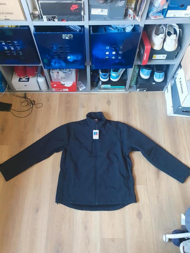 Nieuwe Russell Softshell Jas XXL - Lente/Herfst, Kleding | Heren, Jassen | Zomer, Nieuw, Overige maten, Zwart, Ophalen of Verzenden