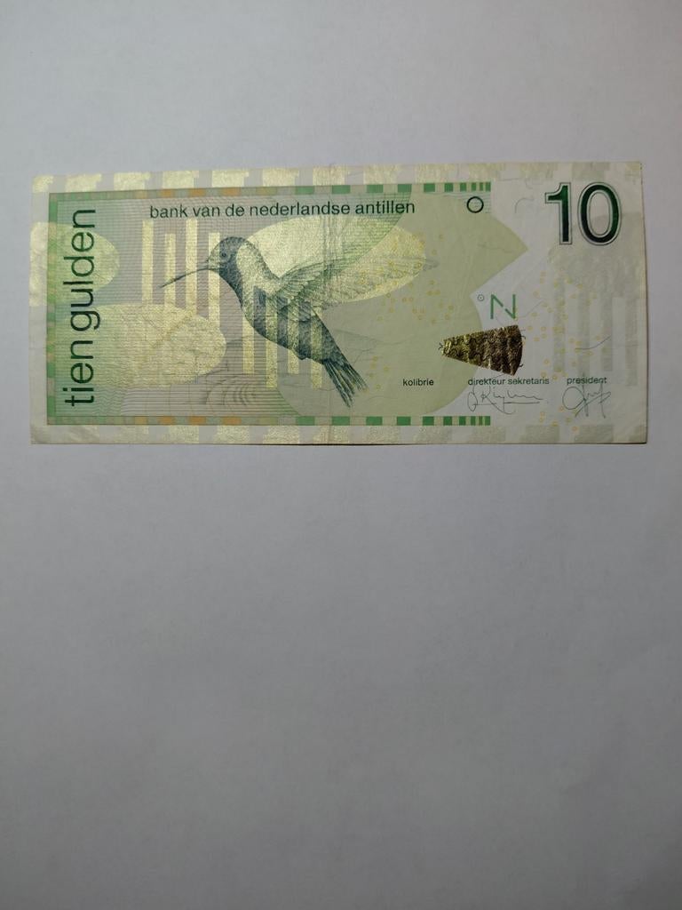 Nederlandse Antillen 10 gulden 1998, Ophalen of Verzenden, Midden-Amerika