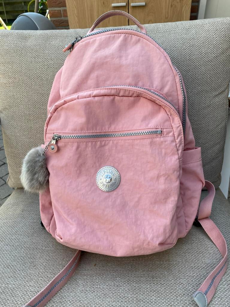Kipling rugzak - Roze, zo goed als nieuw, Kipling, 25 tot 40 cm, Ophalen of Verzenden, Zo goed als nieuw