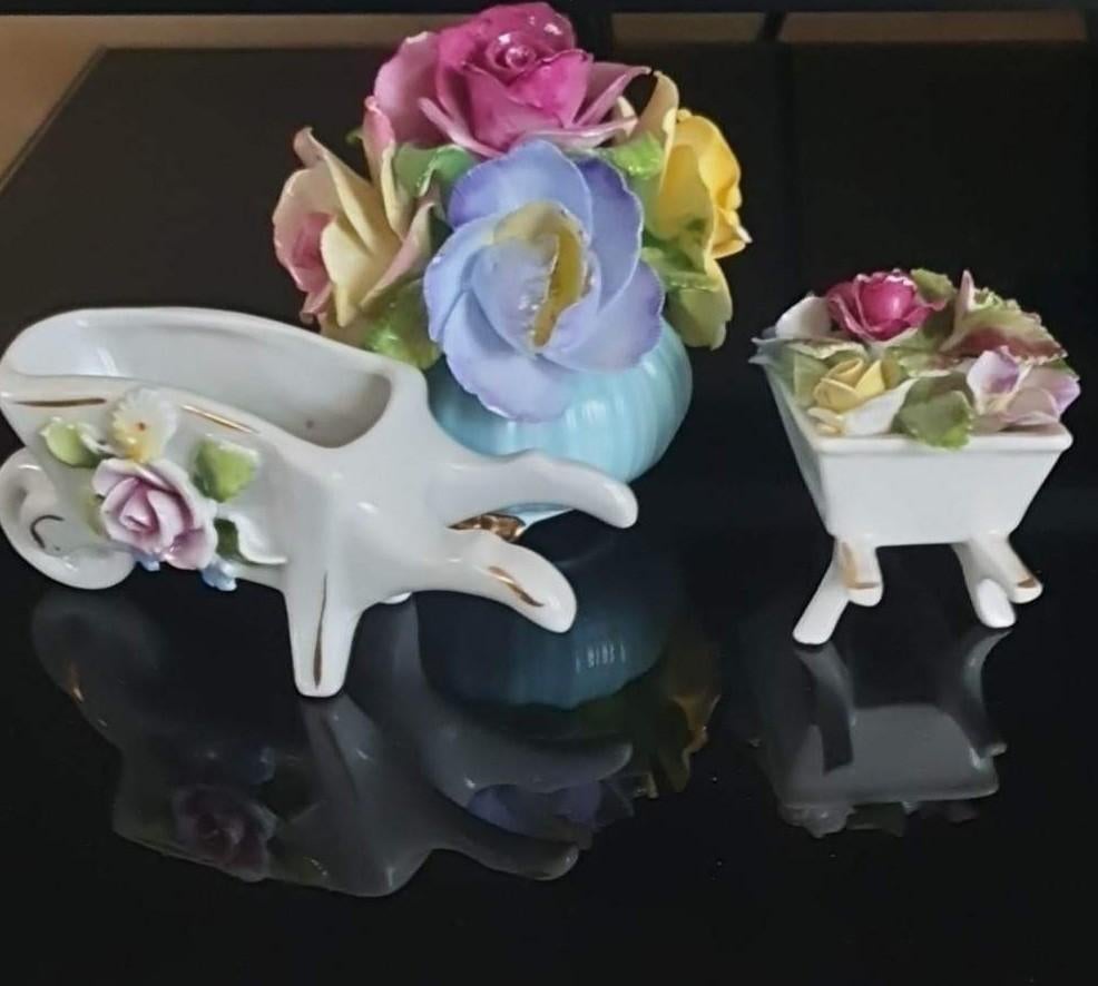 Duitse en Engelse Tafereeltjes., Antiek en Kunst, Antiek | Porselein, Ophalen of Verzenden