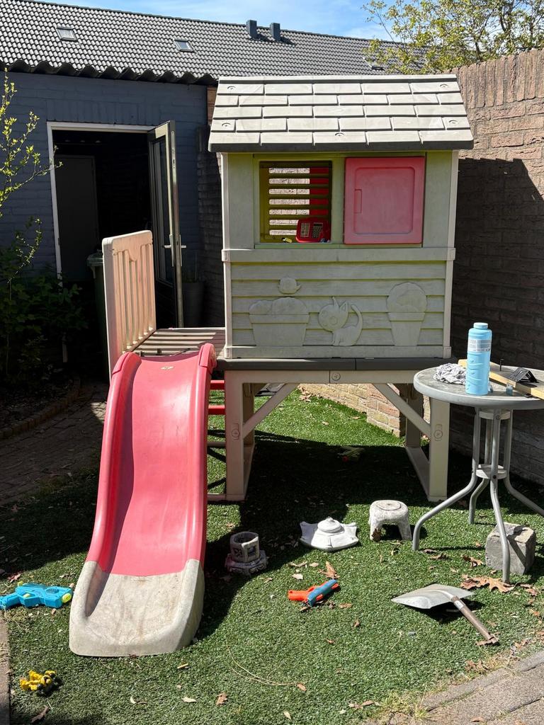 Smoby speelhuisje, Ophalen of Verzenden, Zo goed als nieuw, Kunststof