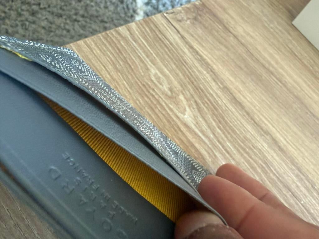 Goyard Card Holder - Luxe Kaarthouder, Overige merken, Ophalen of Verzenden, Zo goed als nieuw, Grijs