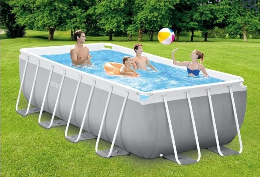 Zwembad 400x200x99 compleet, Tuin en Terras, Zwembaden, 200 tot 300 cm, 80 tot 120 cm, Ophalen of Verzenden, Zo goed als nieuw