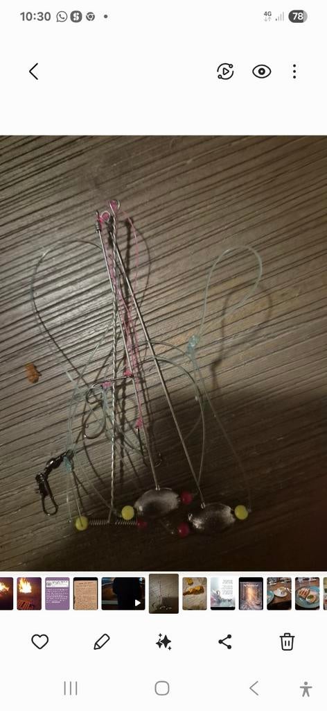 Te koop verzwaarde  onderlijnen, Ophalen of Verzenden, Nieuw, Vislijn