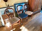 Drie antieke vintage Biedermeier stoelen, Antiek en Kunst, Ophalen