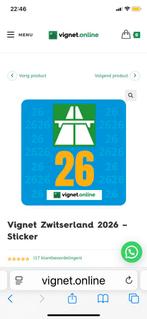 Gezocht 2x vignet Zwitserland mag ook 1, Tickets en Kaartjes, Autovignetten, Twee personen