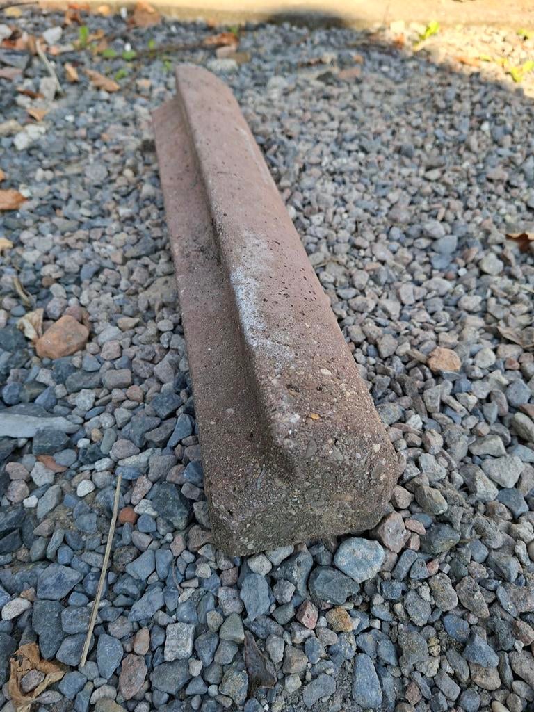 32 tuinpalen voor borderafscheiding of traptreden, Ophalen of Verzenden, Gebruikt, Minder dan 100 cm, Minder dan 25 cm