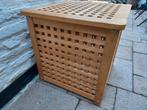 Houten opbergbox met roosterdesign IKEA, Ophalen, Gebruikt