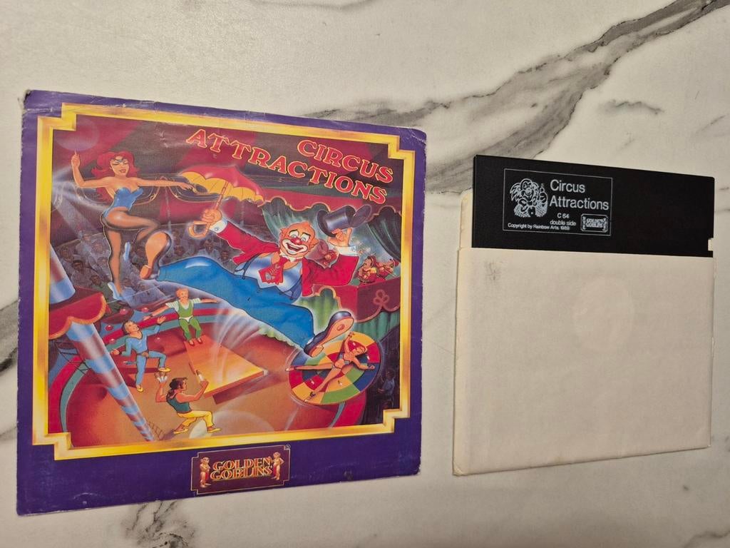 Circus attractions voor de Commodore 64 (C64) op diskette, Ophalen of Verzenden