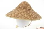 Vintage Aziatische conische rijsthoed van stro 1size fits al, Ophalen of Verzenden, Gedragen, One size fits all, Hoed
