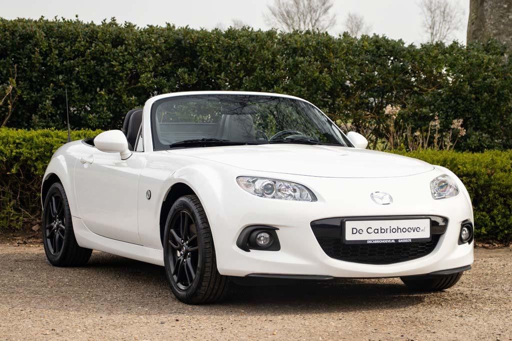Mazda MX-5 NC 1.8l Crystal White Pearl, 1005 kg, Achterwielaandrijving, Gebruikt, Zwart